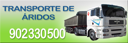 Tranporte de &aacute;ridos